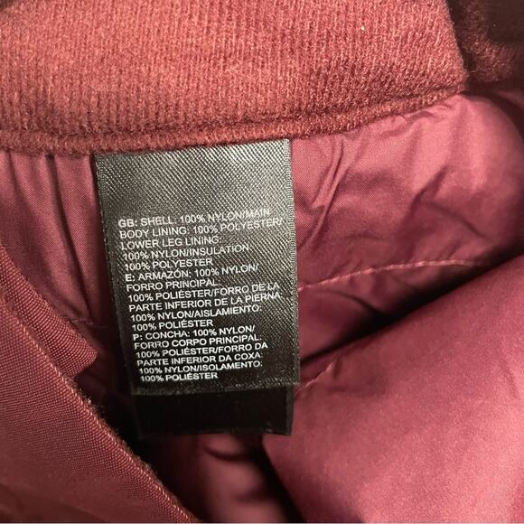 The North Face women’s insulated Freedom snow pants burgundy medium - Picture 13 of 14